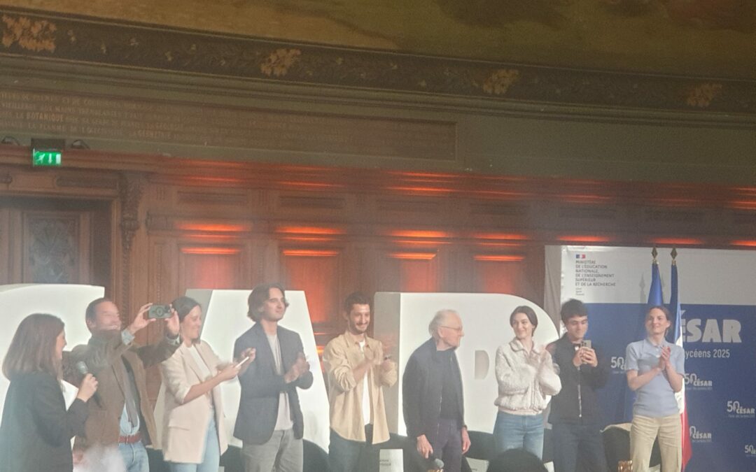La classe de TMCV4 a assisté à la cérémonie de remise du César des Lycéens 2025