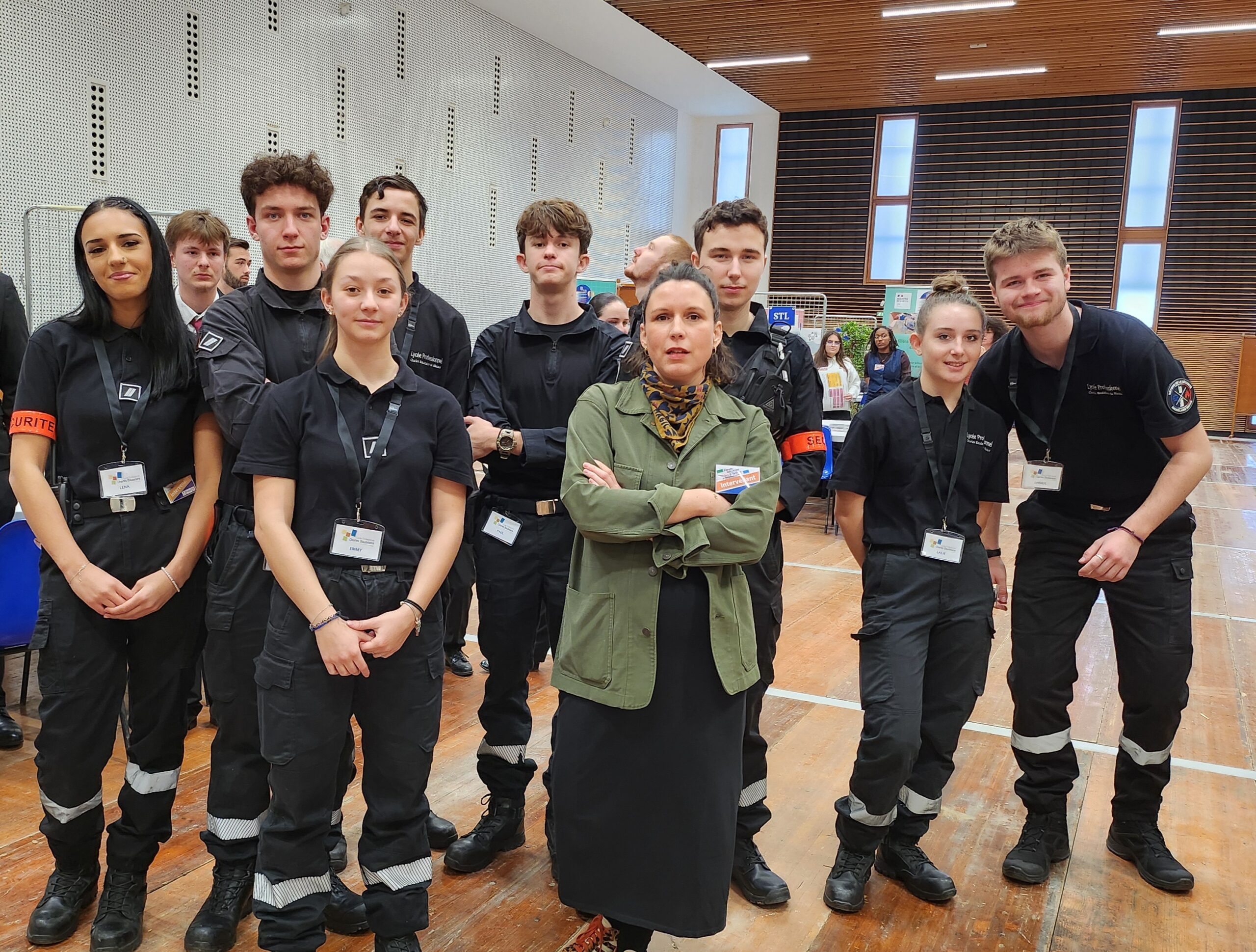 Les élèves de 1MS au cœur de l’organisation du forum de la voie professionnelle et technologique