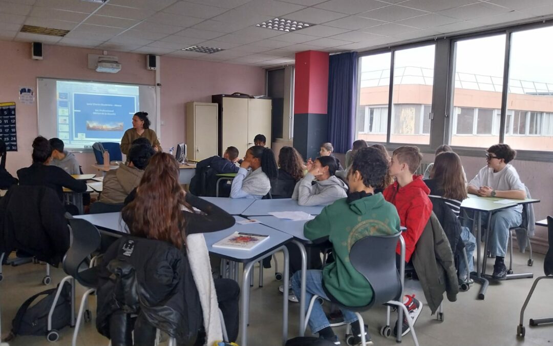 Action EnVol : 40 collégiens à la découverte des formations du lycée